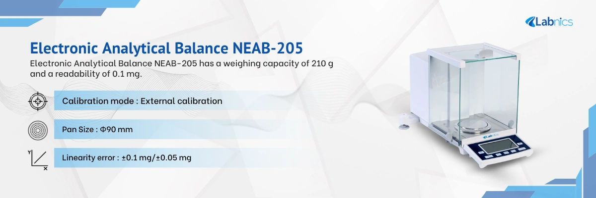 Electronic Analytical Balance NEAB-205