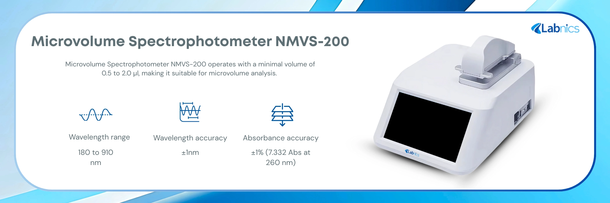 Microvolume Spectrophotometer NMVS-200