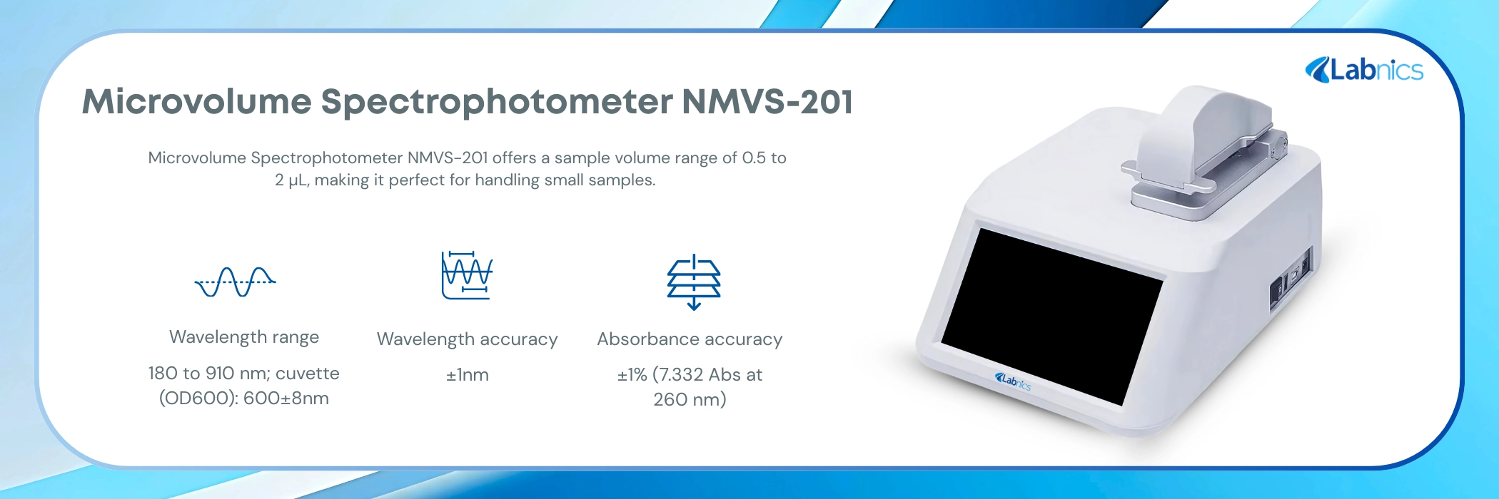 Microvolume Spectrophotometer NMVS-201