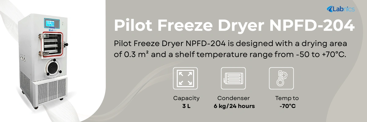 Pilot Freeze Dryer NPFD-204