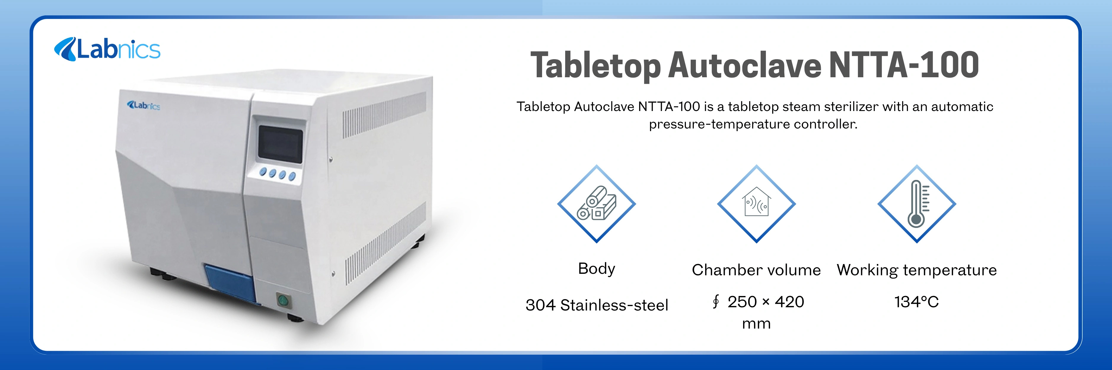 Tabletop Autoclave NTTA-100