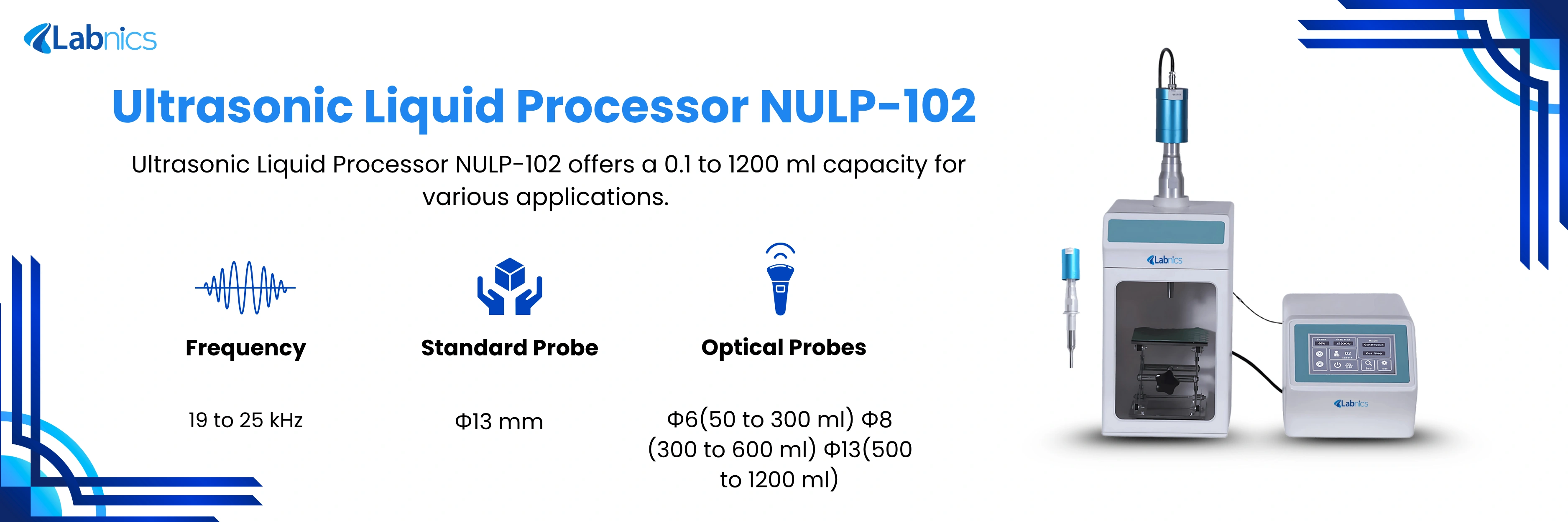 Ultrasonic Liquid Processor NULP-102